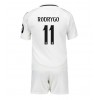 Real Madrid Rodrygo Goes #11 Heimtrikot 2024-25 Kurzarm (+ kurze hosen)